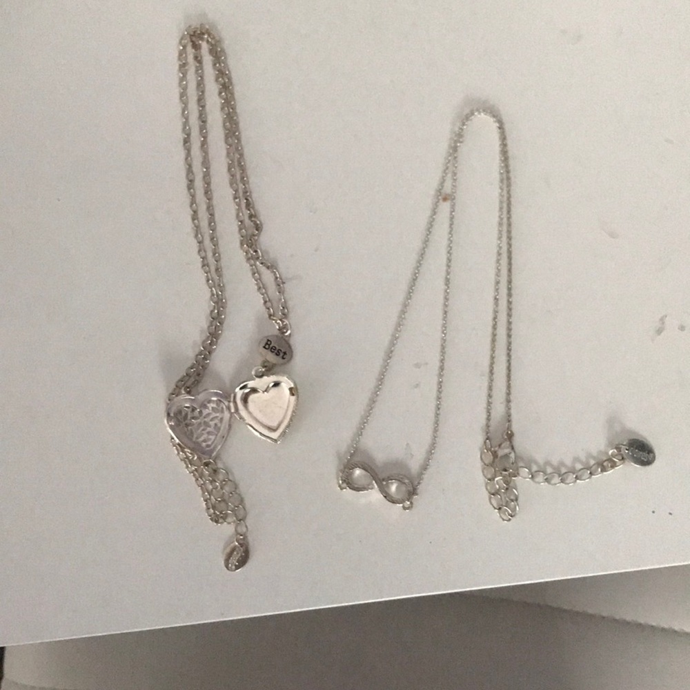 Best friend and Infinity necklace
